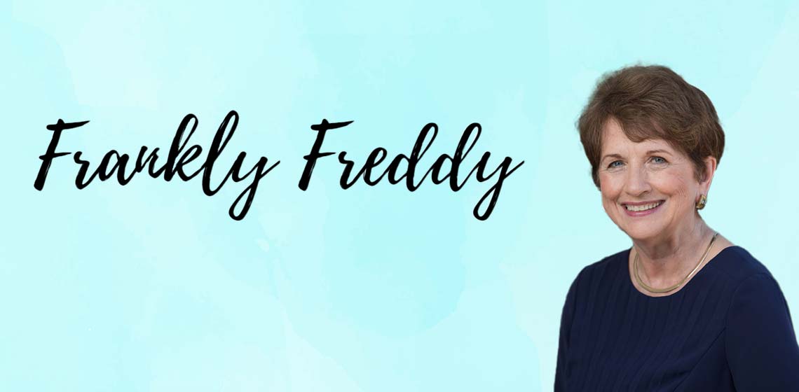 Frankly Freddy in handwriting and photo of Freddy Hiebert