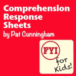Book cover ofComprehension Response Sheets by Pat Cunningham