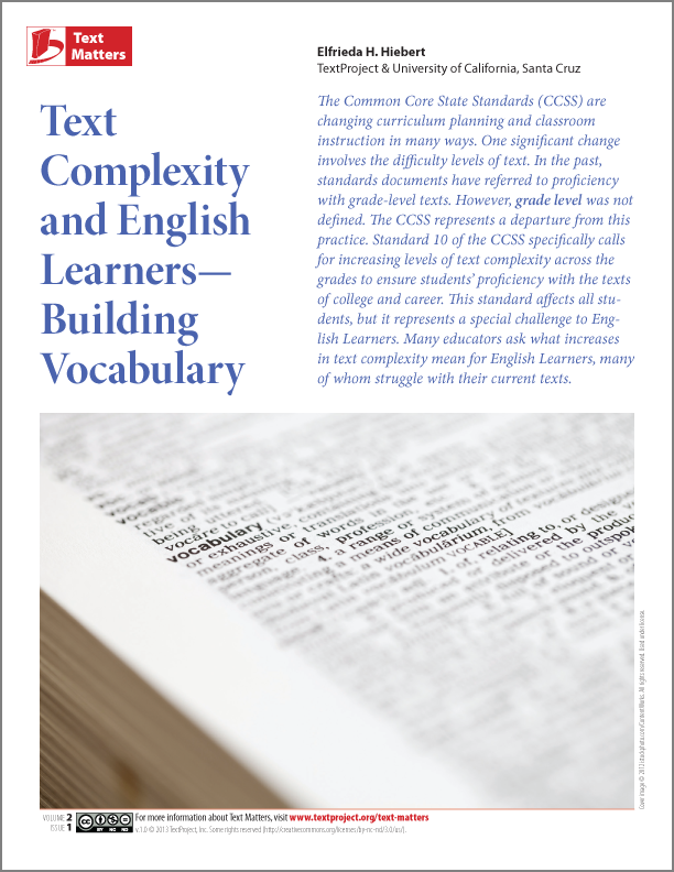 Text matters el vocabulary cover textproject
