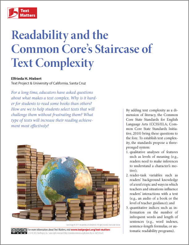 connotes formality and readability in a large amount of text